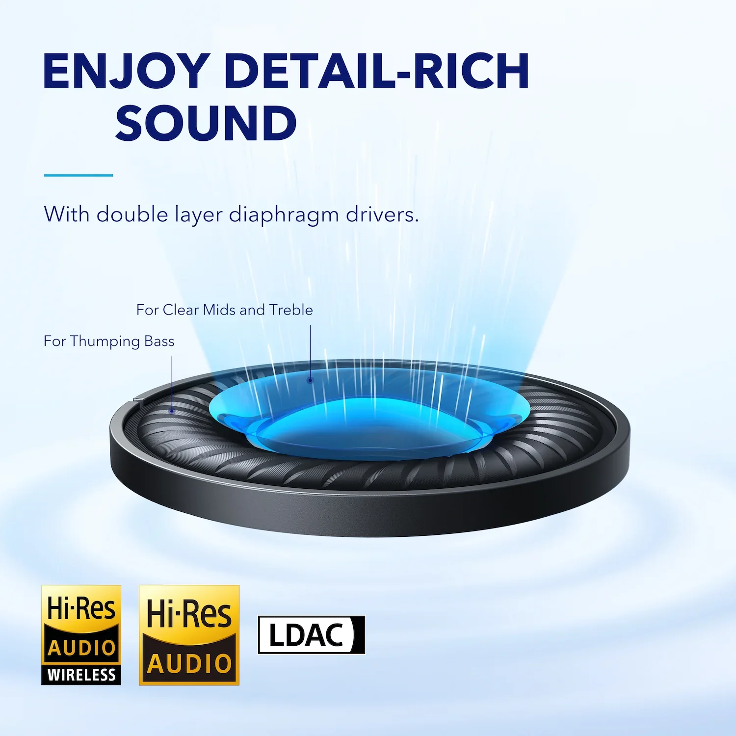 soundcore Space Q45 | Long-Lasting Noise Cancelling Headphones - Image 3