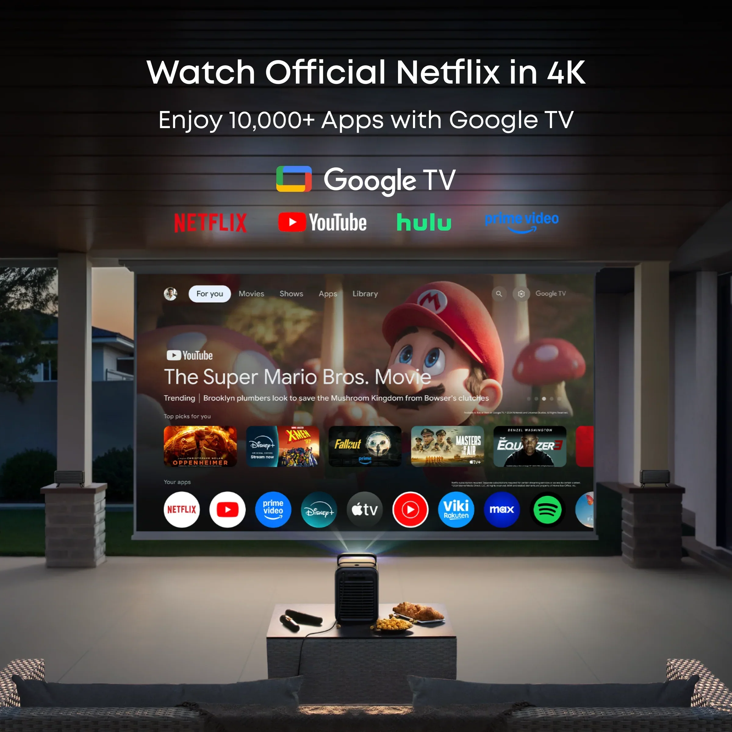 Nebula X1 | 4K Triple Laser Projector & Wireless Satellite Speaker - Image 14