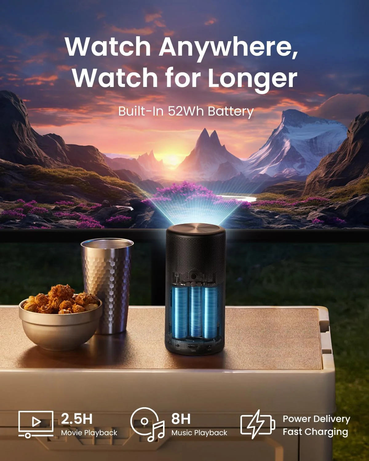 Capsule 3 Laser | Laser-Powered Mini Projector - Image 5