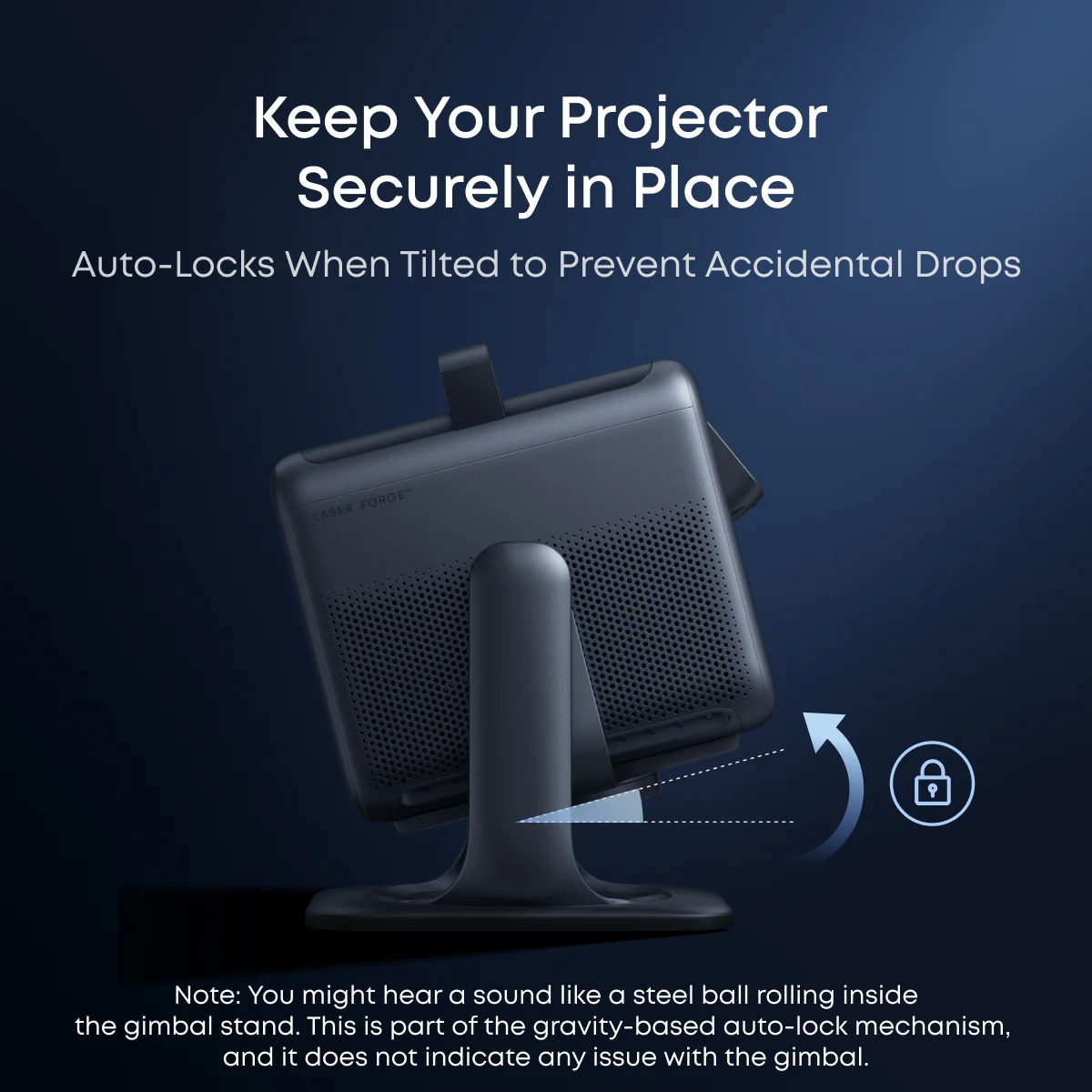 soundcore Nebula X1 Gimbal Stand | Flexible & Auto-Lock - Image 6
