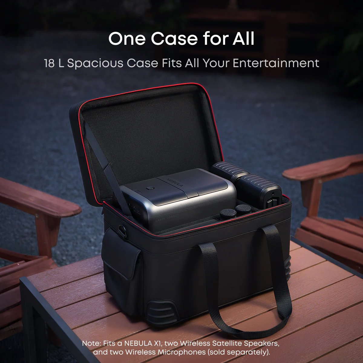 soundcore Nebula X1 Carry Case｜Splash-Proof & Durable - Image 5