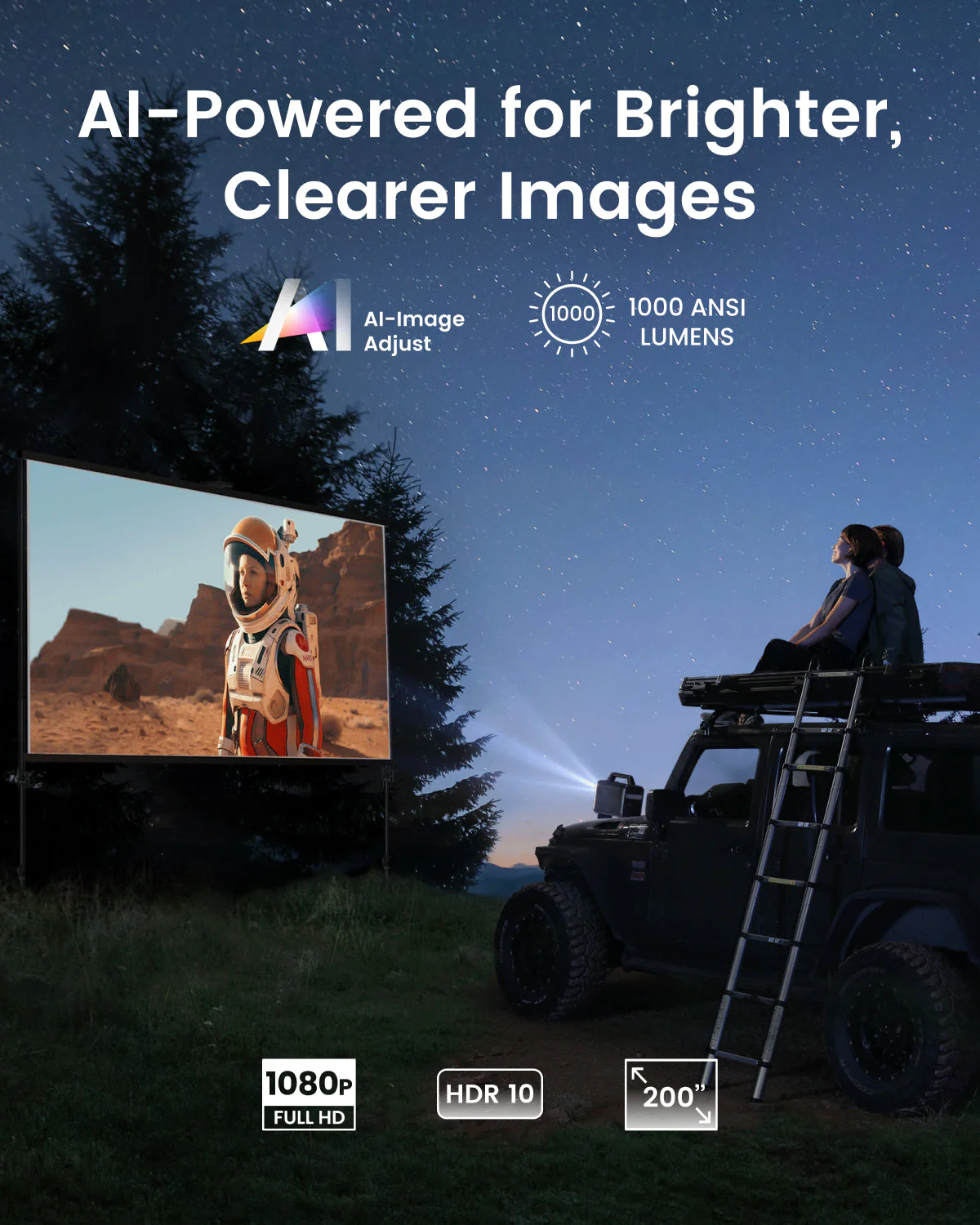 Mars 3 | Outdoor Projector with Long Playtime - Image 4