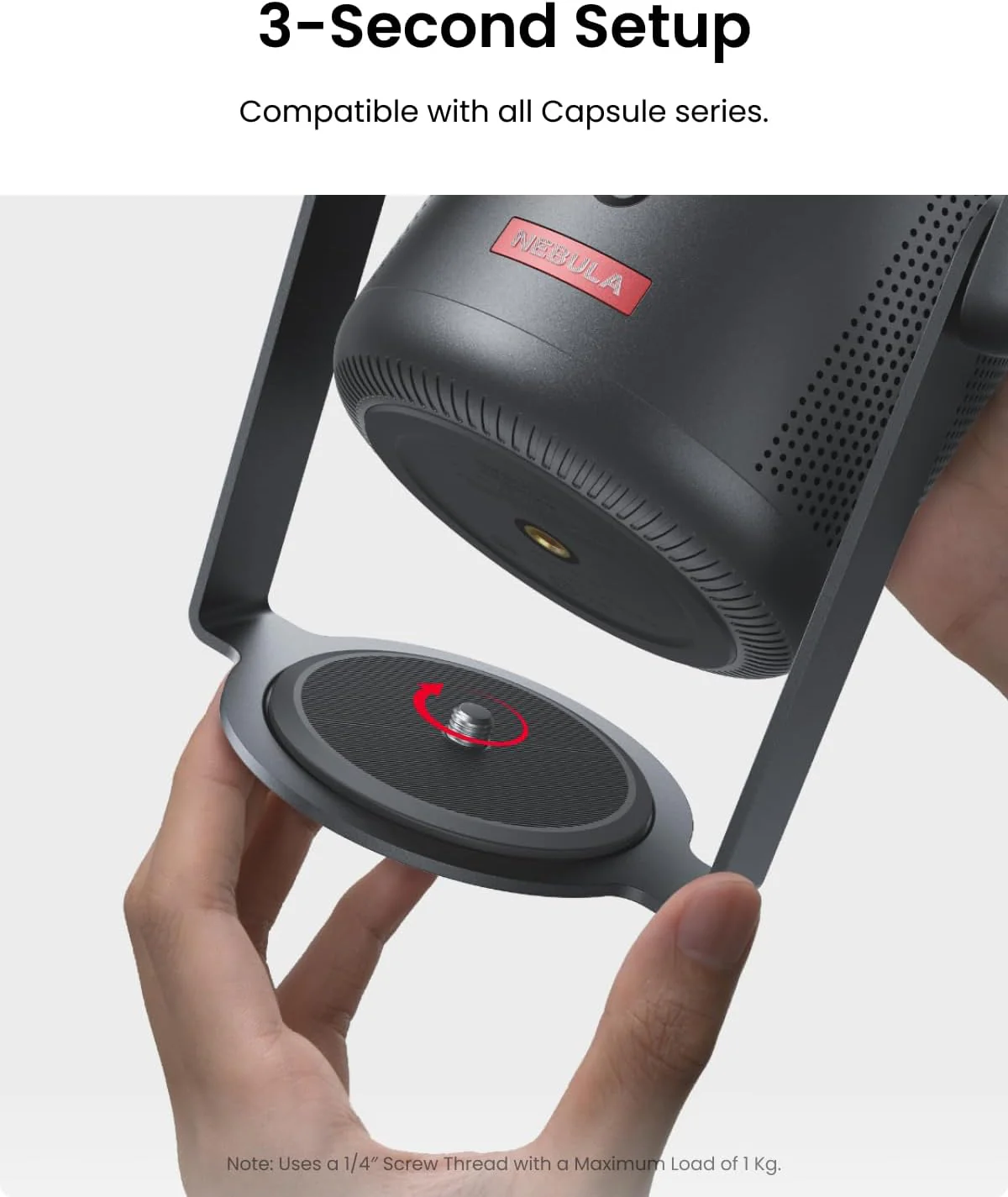 soundcore Nebula Capsule Gimbal Stand - Image 3